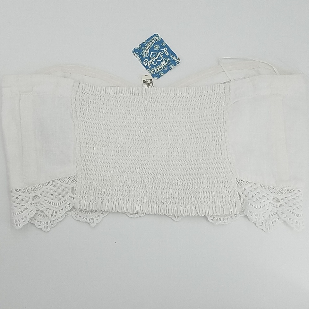 π Free People Dream Lover Crochet Trim Brami - Picture 5 of 7